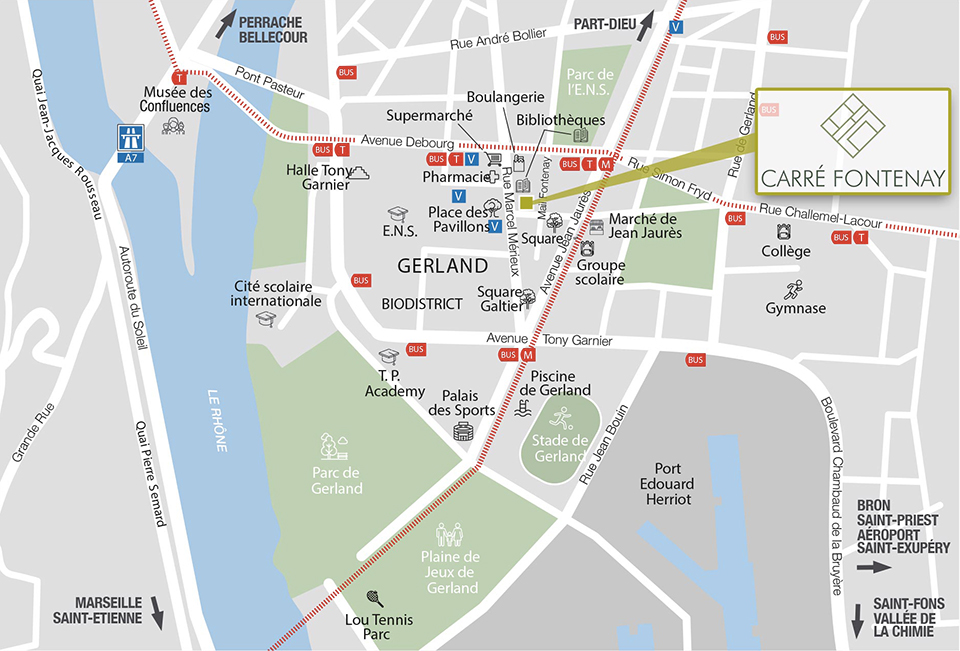 Plan CARRE FONTENAY IMTERVAL