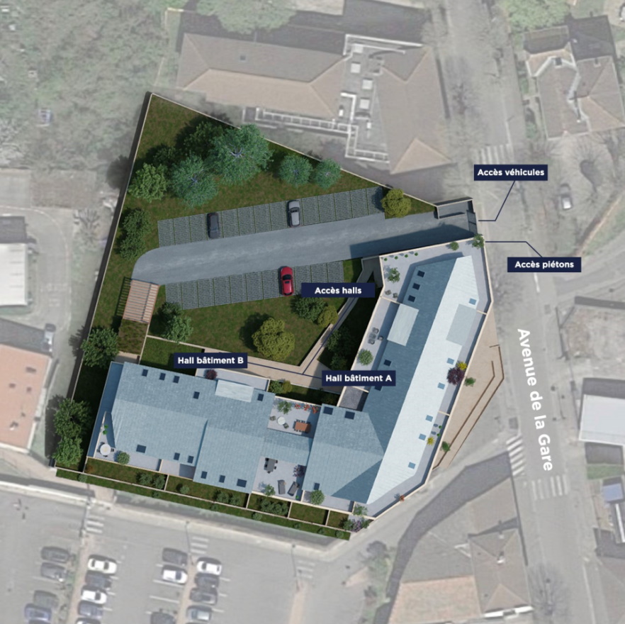 Plan de masse CARRE FONTENAY IMTERVAL
